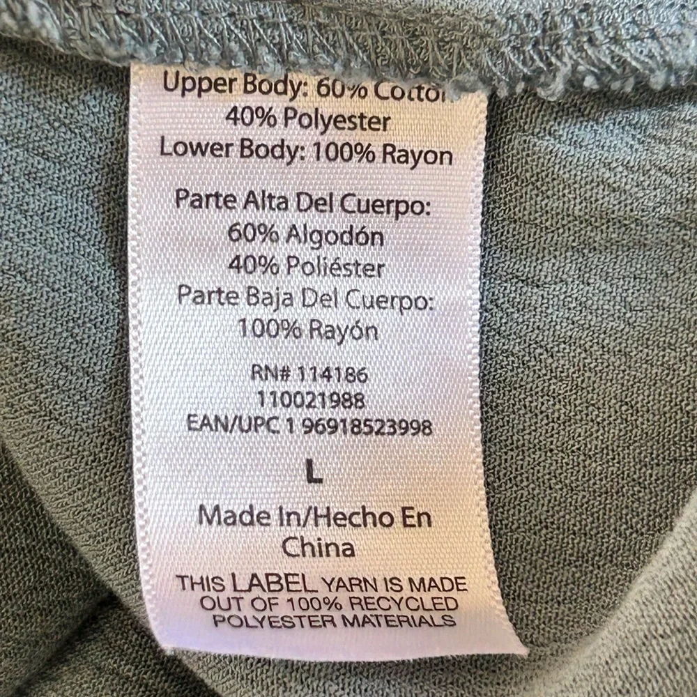 FRYE Button Front Sage Green Casual Maxi Dress Size L Beach Summer